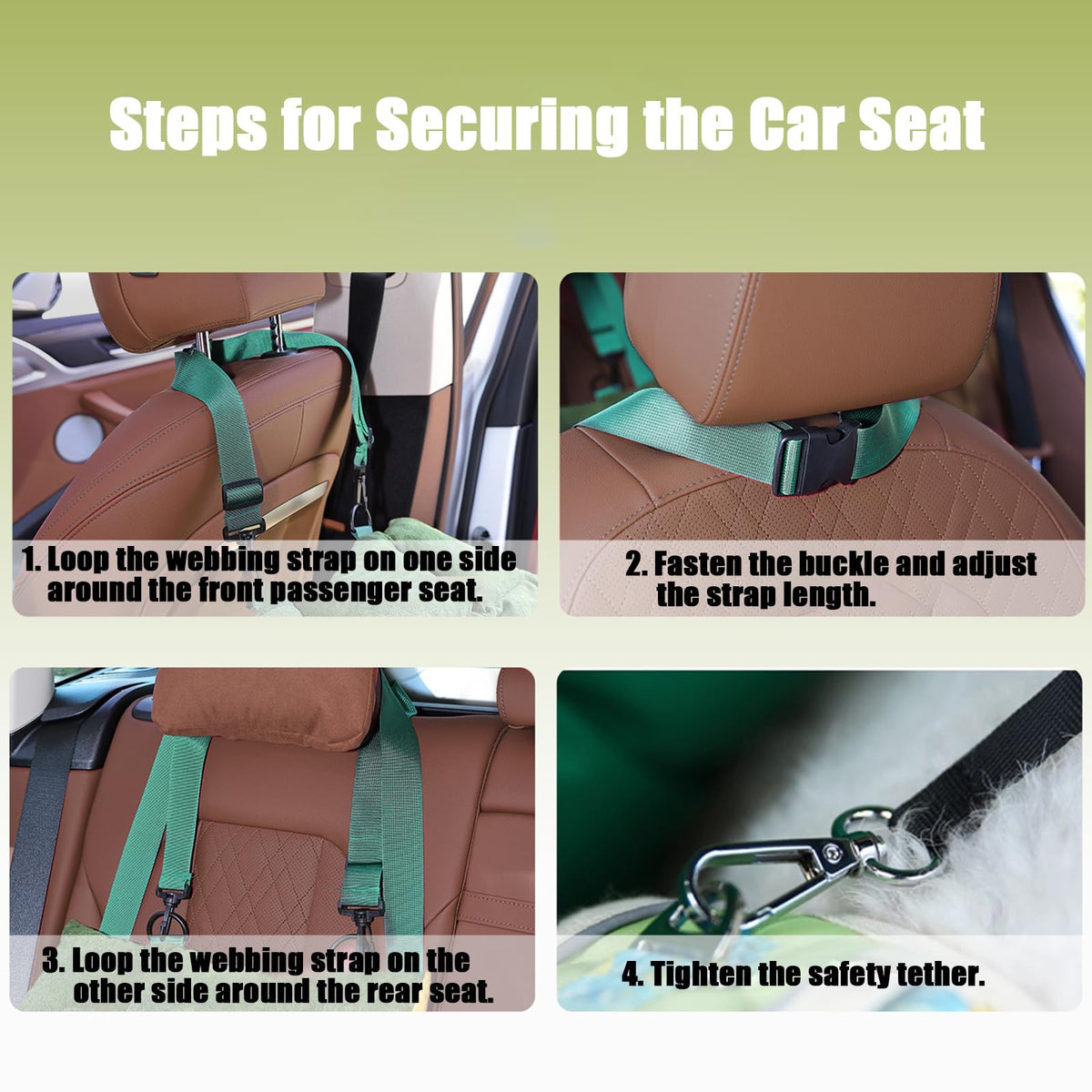 2-in-1 Dog Car Seat for Small Dogs Q408013