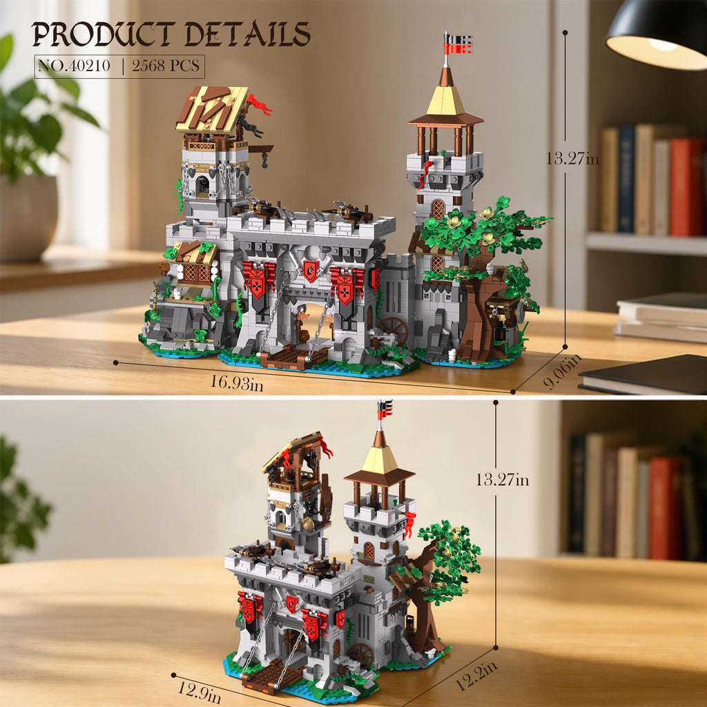 Building Set, 2 in 1 Architecture Model Kit D630128