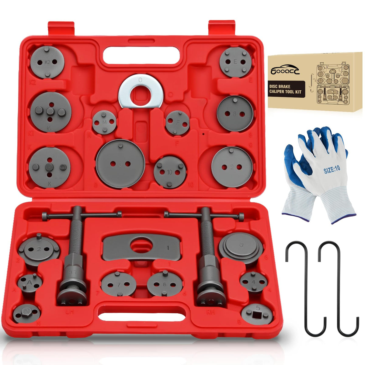 22pc Disc Brake Caliper Compression Tool Set B87033