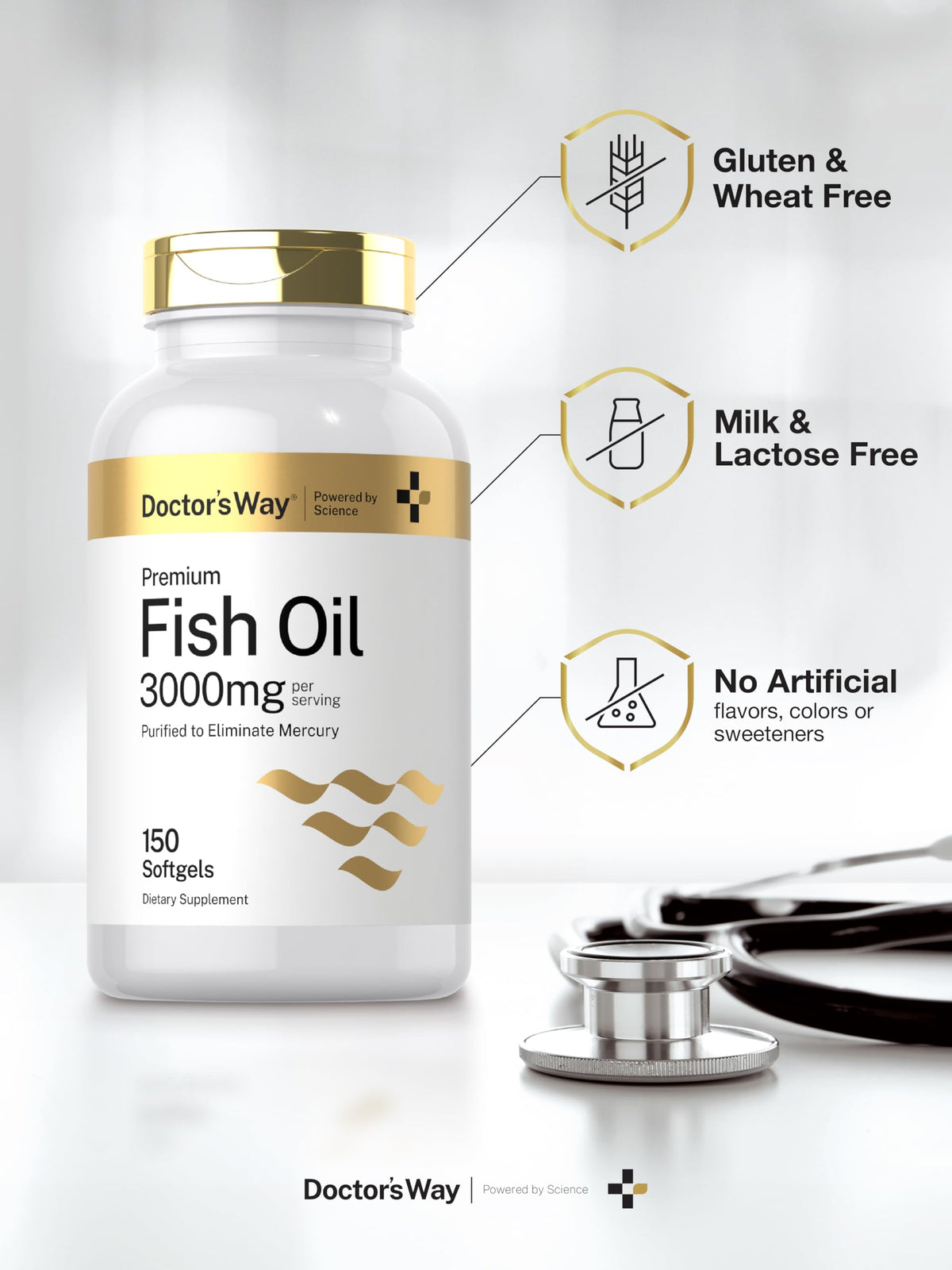 Fish Oil 3000mg 150 Softgels Omega-3 EPA DHA G28269