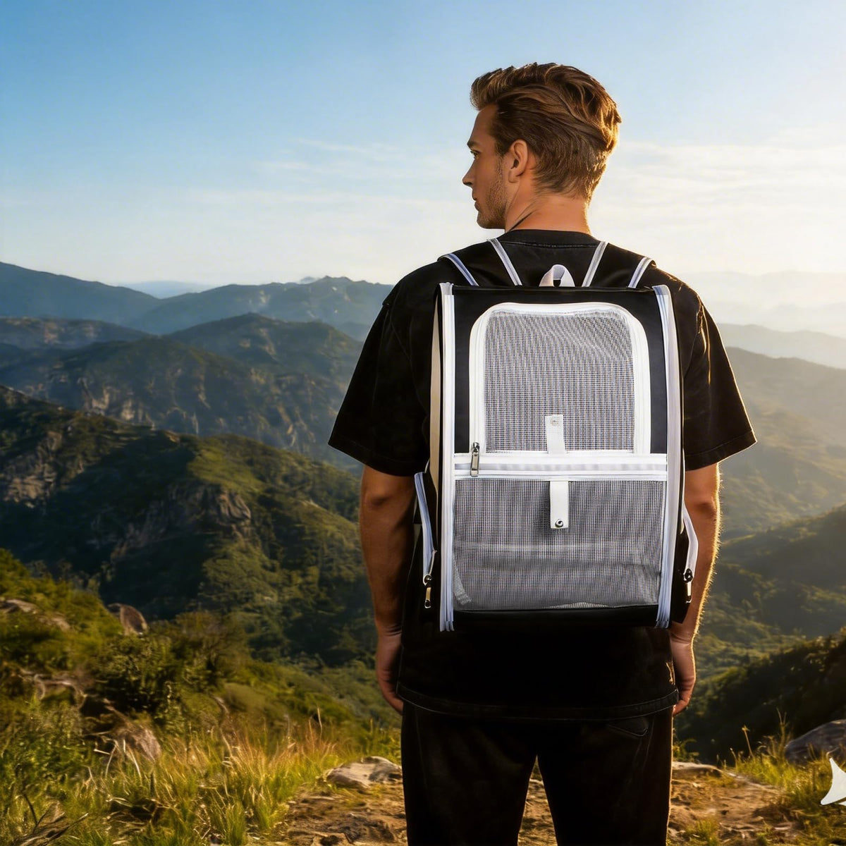 Large Breathable Pet Backpack Z531908