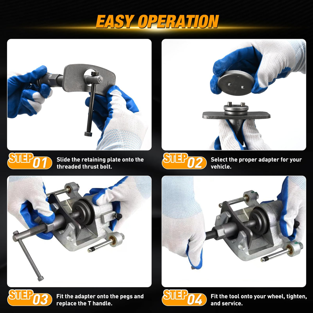 22pc Disc Brake Caliper Compression Tool Set B87033