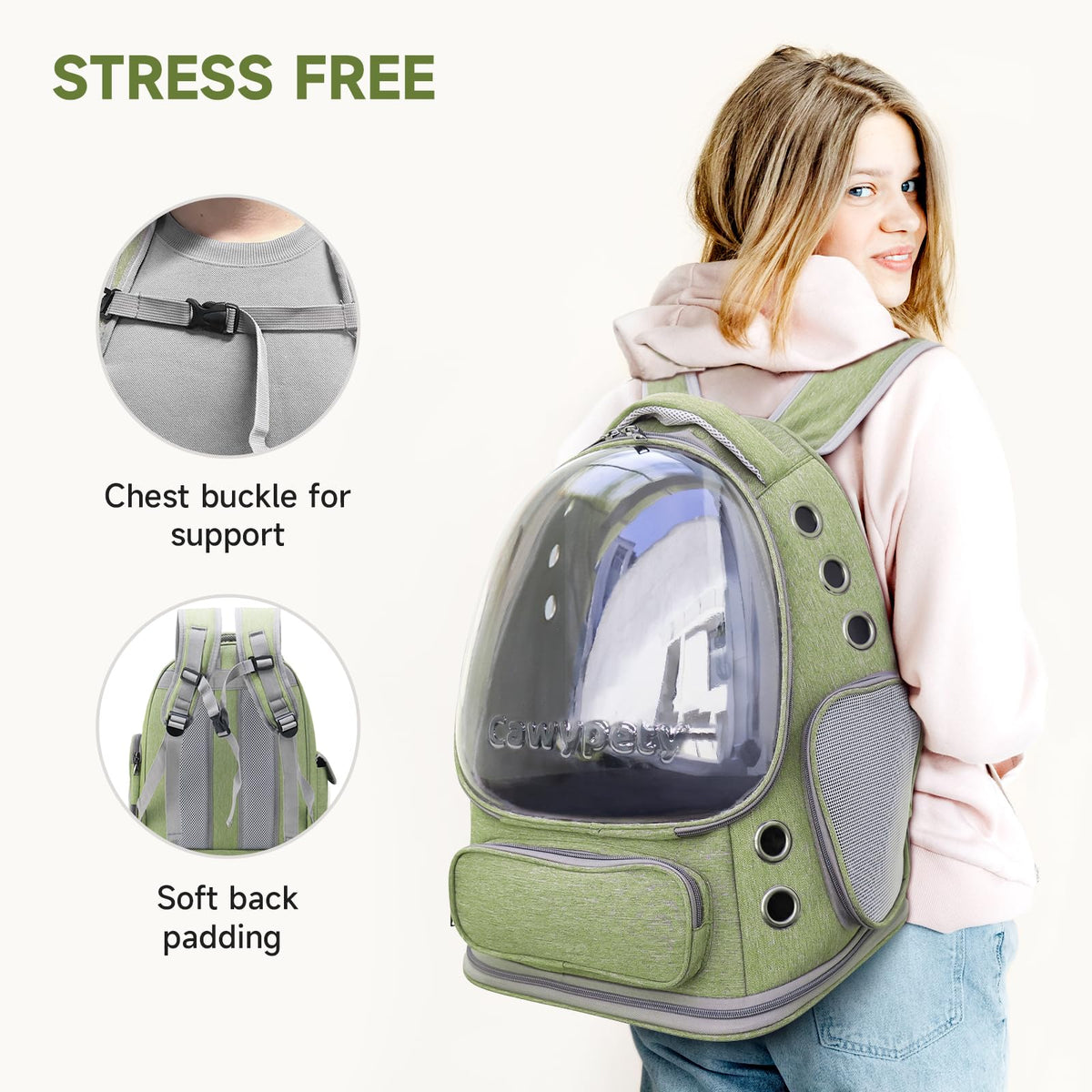 Breathable Cat Backpack Carrier A705803