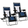 Oversized Mesh Zero Gravity Reclining Patio Chairs, 2 Pack M73893