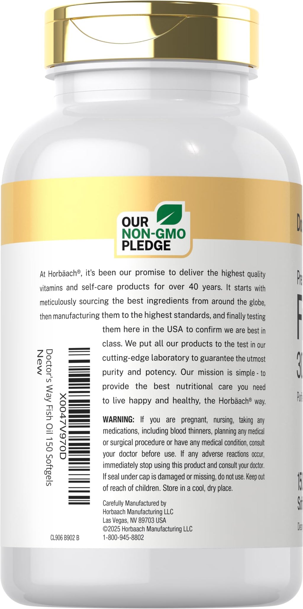 Fish Oil 3000mg 150 Softgels Omega-3 EPA DHA G28269