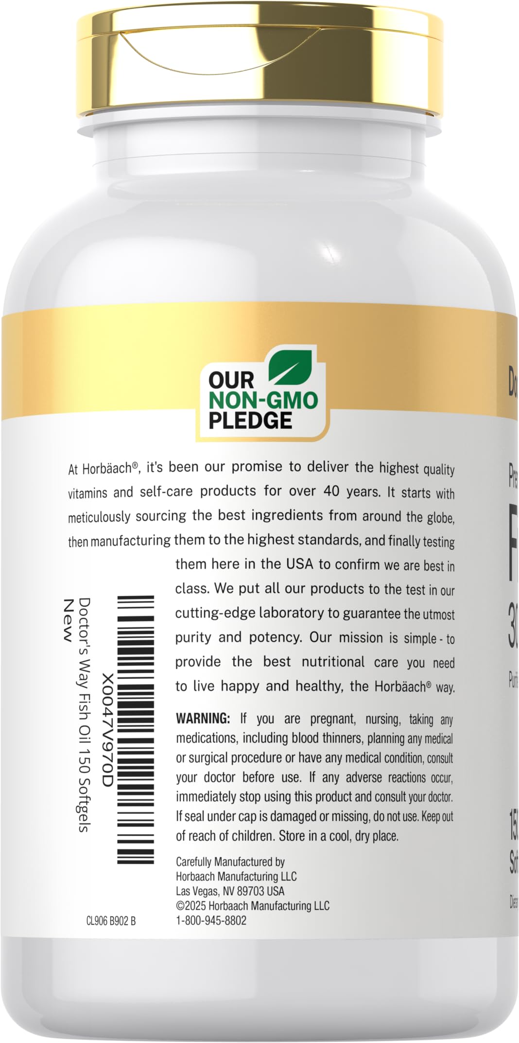 Fish Oil 3000mg 150 Softgels Omega-3 EPA DHA G28269