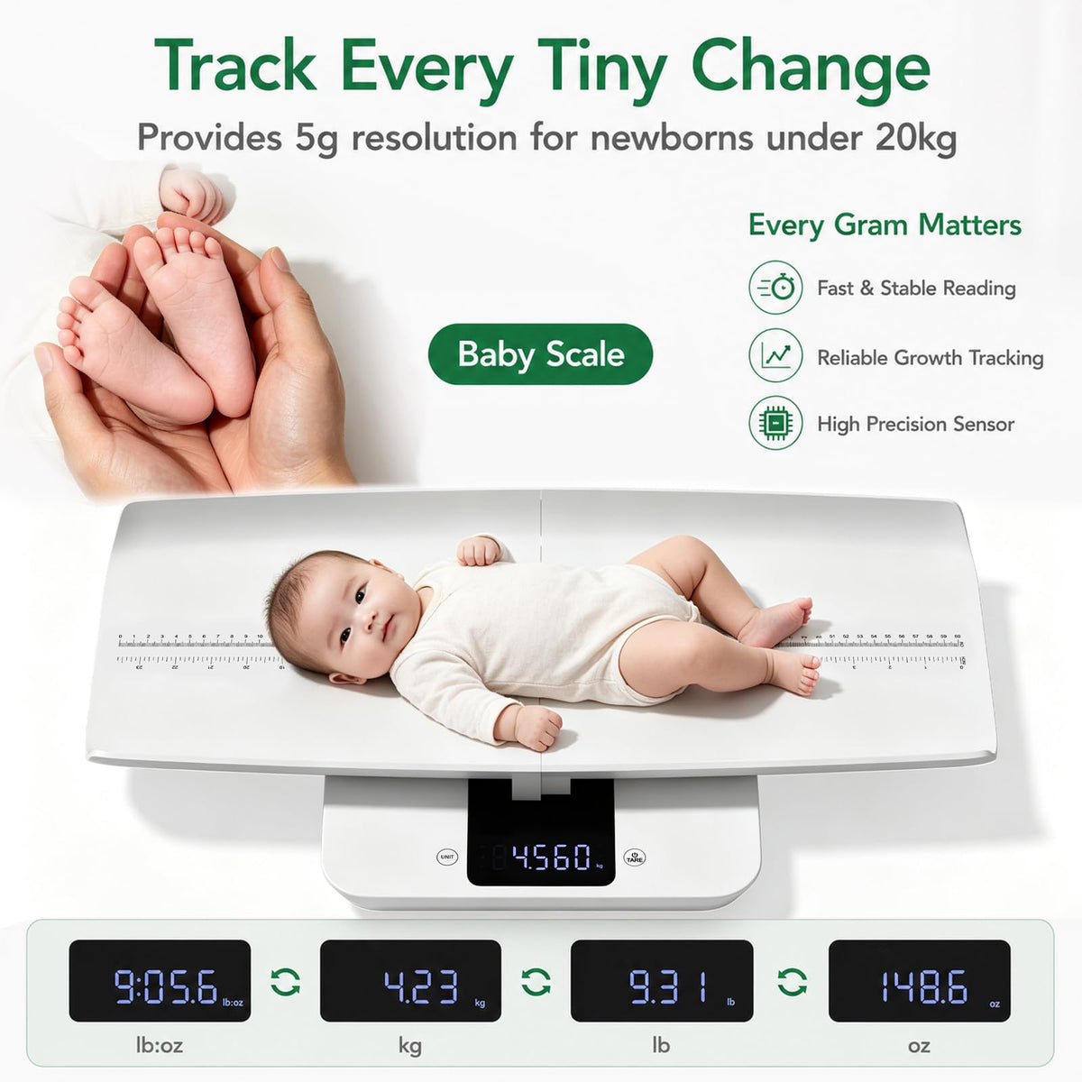 Baby Scale & Pet Scale with Hold Function C82343