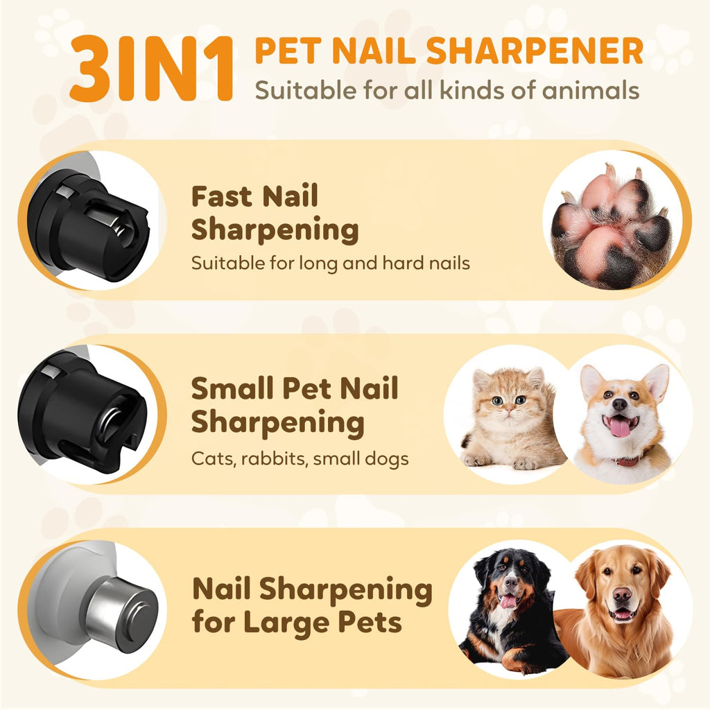 Rechargeable Portable Electric Pet Nail Grinder S39353