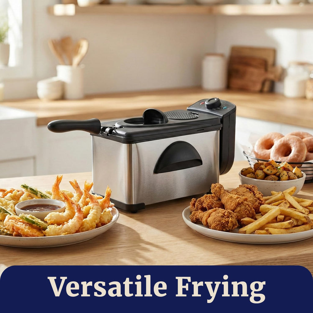 2Qt Immersion Deep Fryer with Removable Basket Y2421