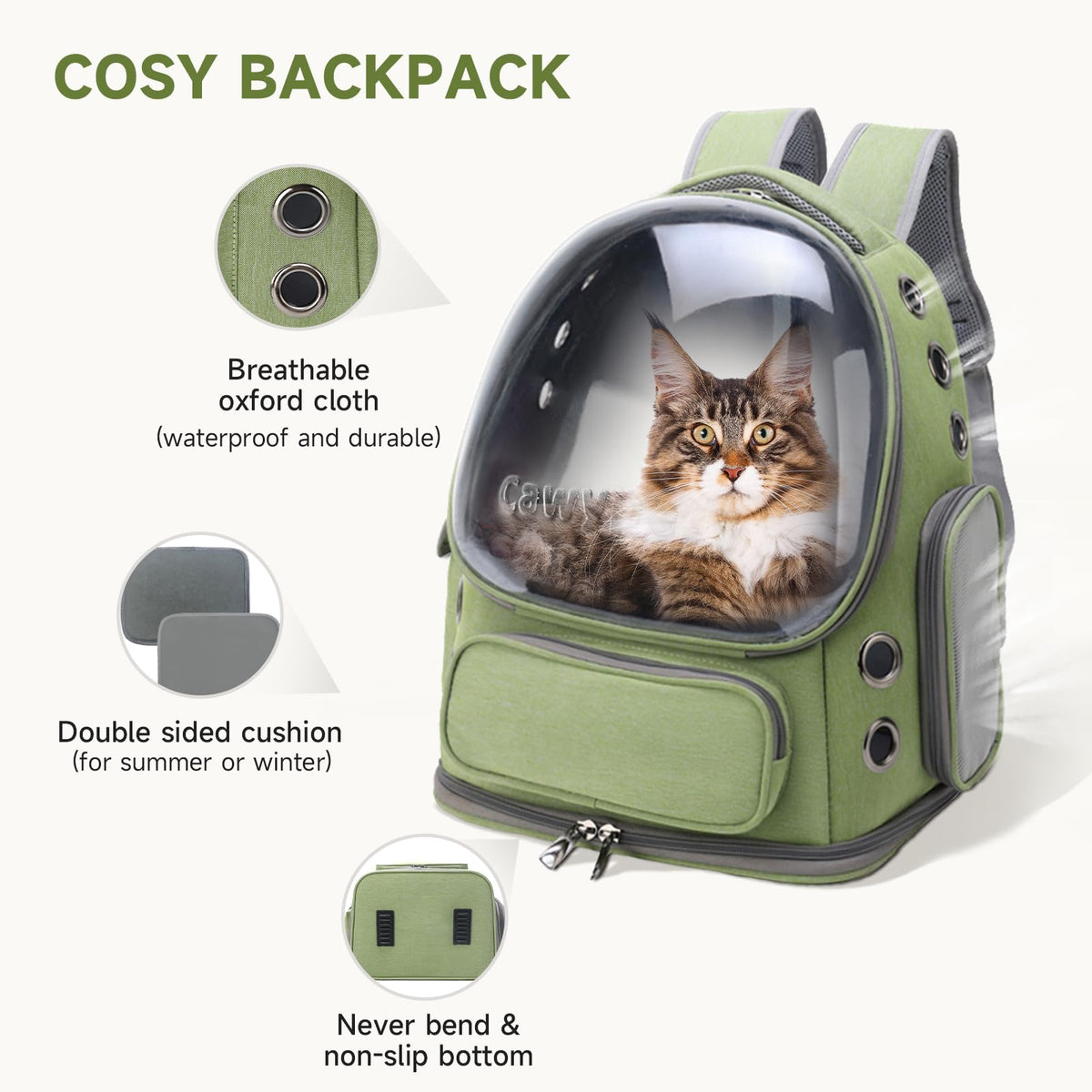 Breathable Cat Backpack Carrier A705803