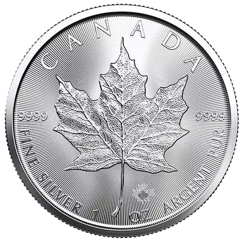 1 oz Silver Canadian Maple Leaf E988