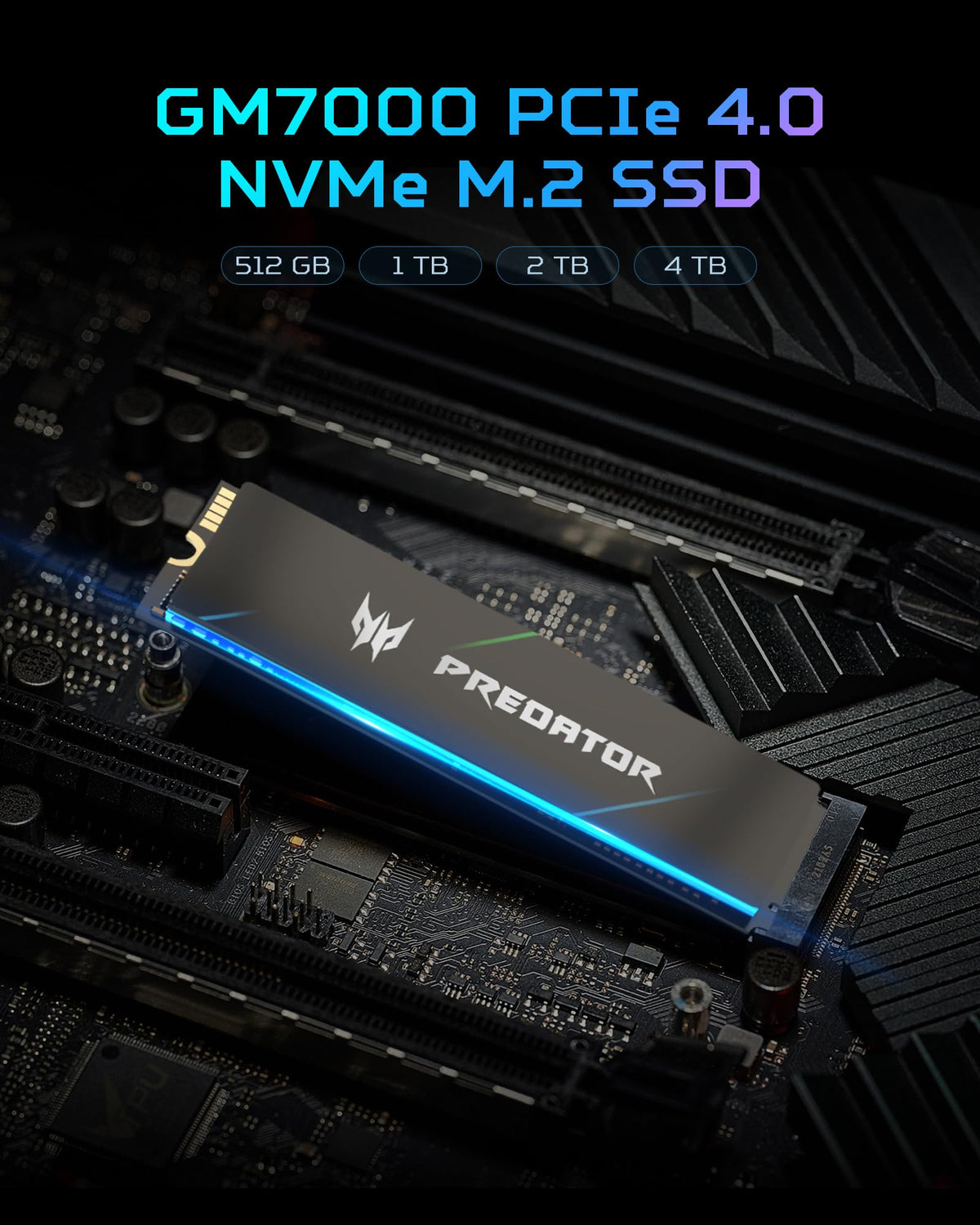 1TB NVMe PCIe Gen4×4 M.2 Internal SSD X41299