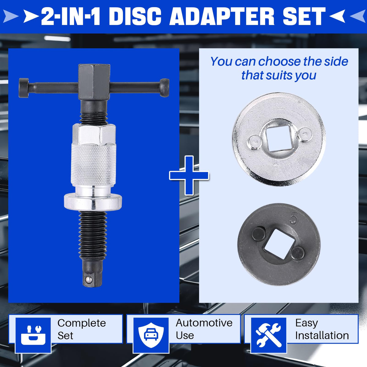 5PCS Brake Caliper Wind Back Tool Set V198991