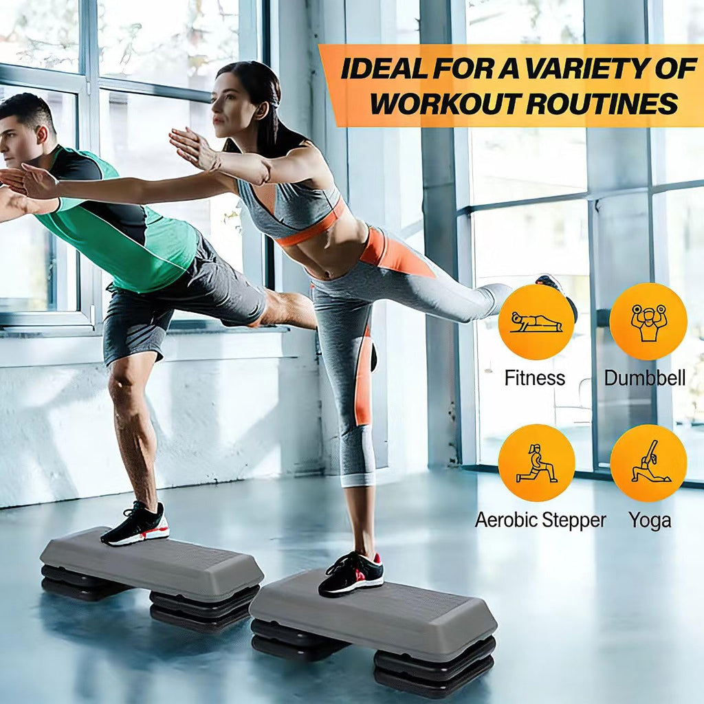 28.5'' Exercise Aerobic Step Platform with 4 Risers U790