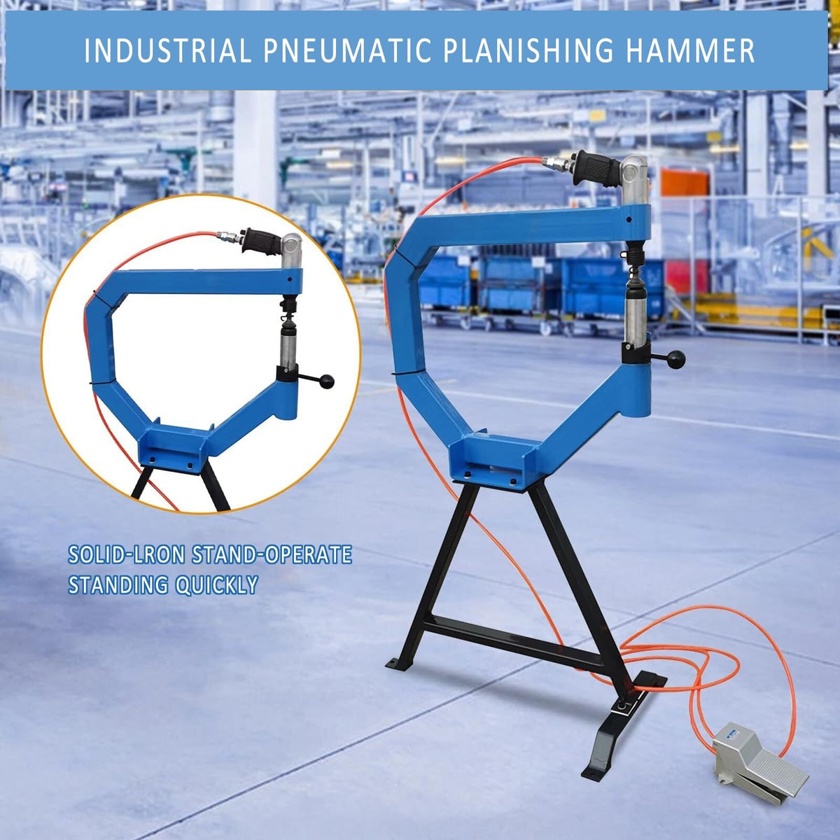 Pneumatic Planishing Hammer with Anvil and Pedal E19738