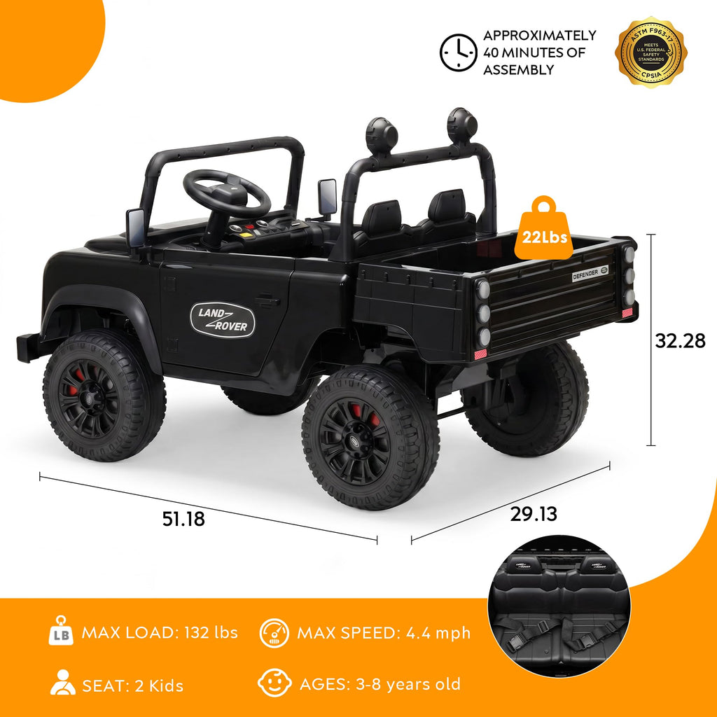 Black 24V Ride On Dump Truck V897054