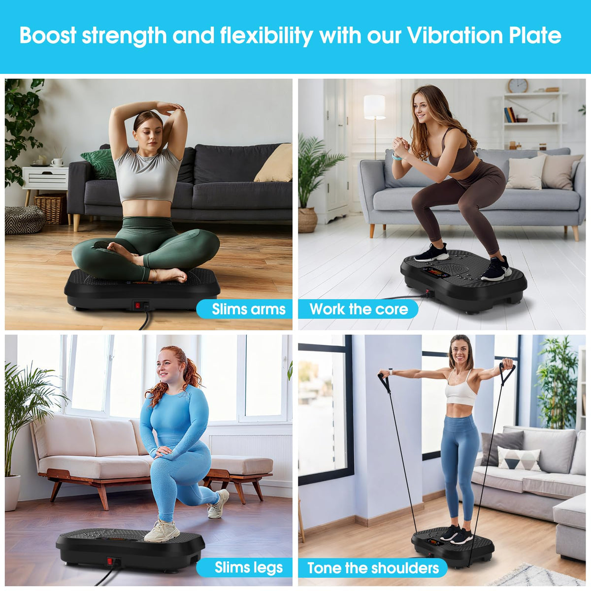 Vibration Plate Exercise Machine P754