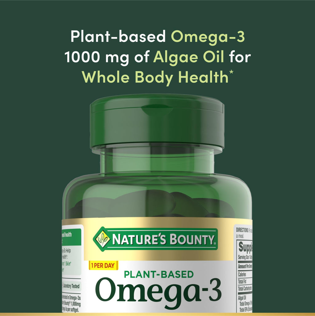 Plant-Based Omega 3 Fatty Acid Supplement 30 Ct L1250