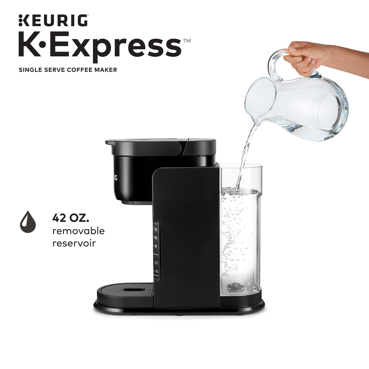 Black Single Serve K-Cup Pod Coffee Maker L181164