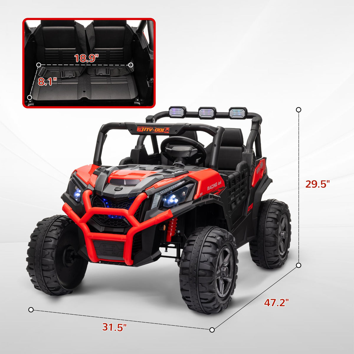 24V 2 Seater Electric Off-Road UTV Truck K286558