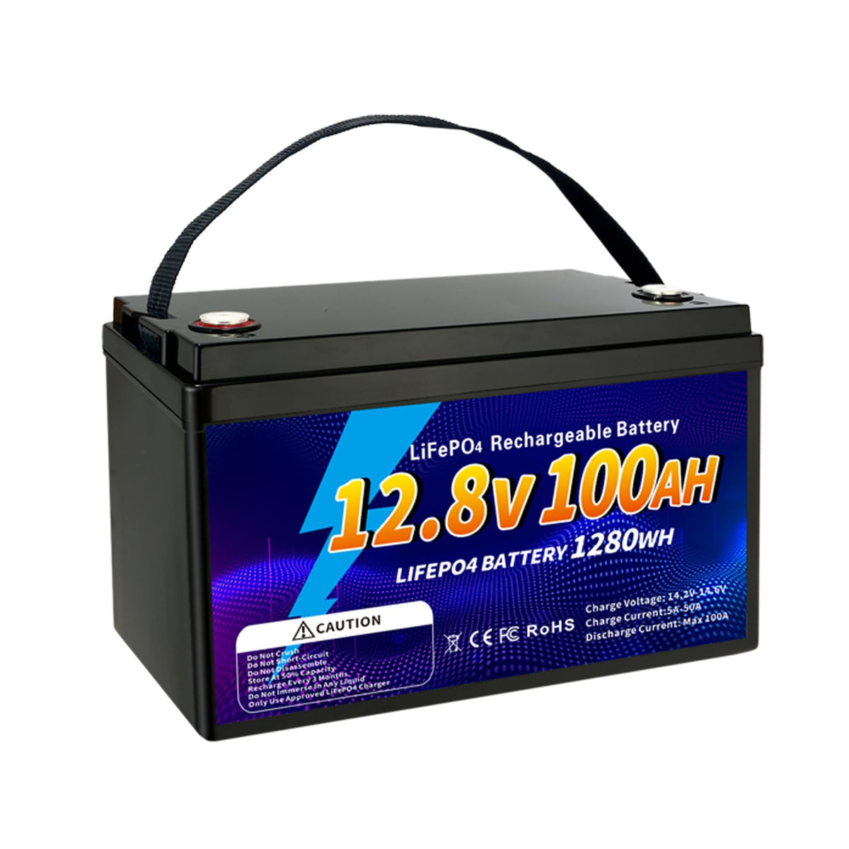 12V 100Ah LiFePO4 Battery O5553