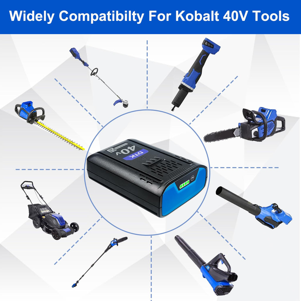 40V 6200mAh Cordless Power Tool Battery O4916