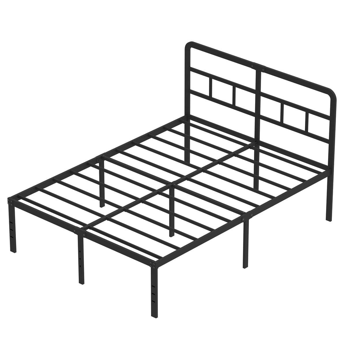18 Inch Metal Queen Bed Frame with Headboard F96767