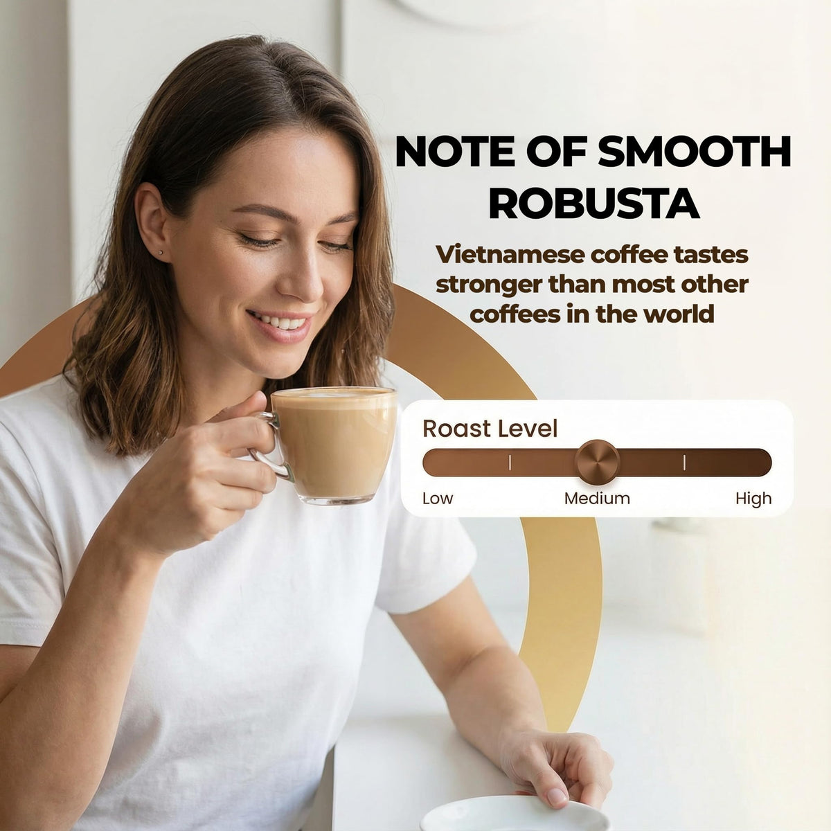 Instant Coffee Packets 3 in 1 Medium Roast 20 Sachets C61418