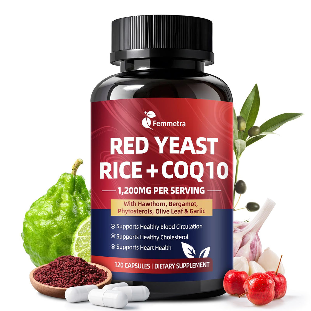 Red Yeast Rice with Coq10 120 Capsules N69836