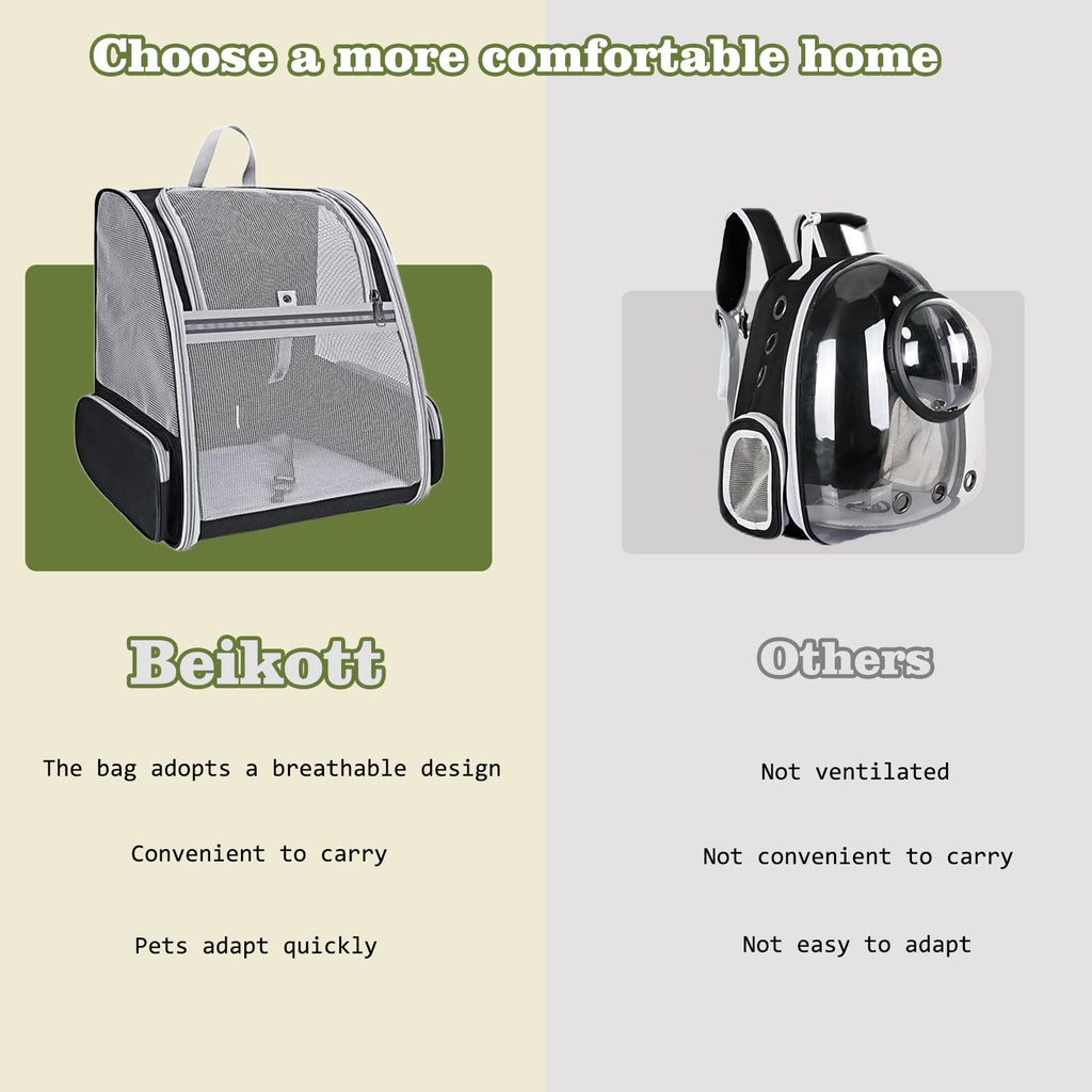 Large Breathable Pet Backpack Z531908