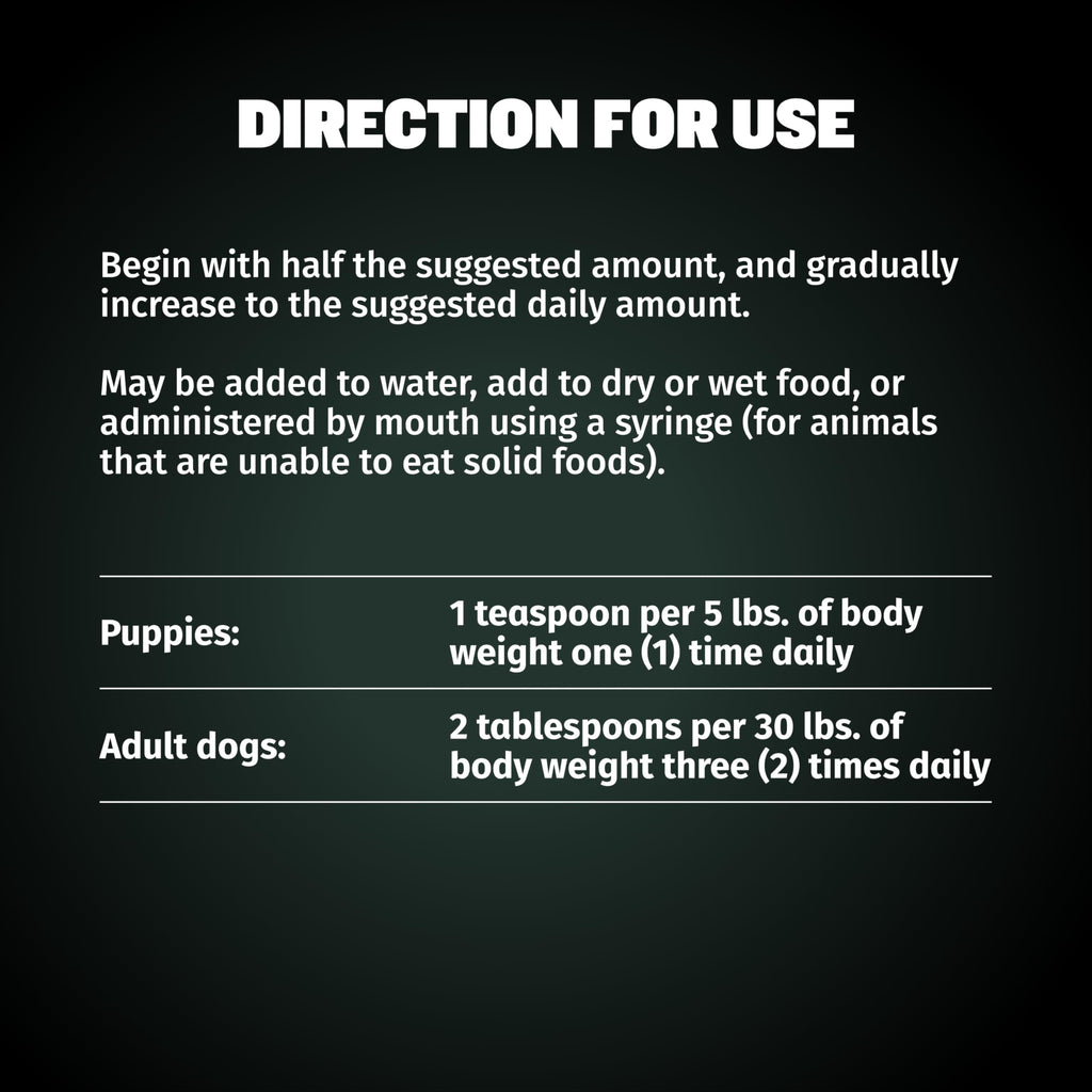 High Protein Beef Dog Food 15 lbs. Weight Gainer Supplement Bundle X835142