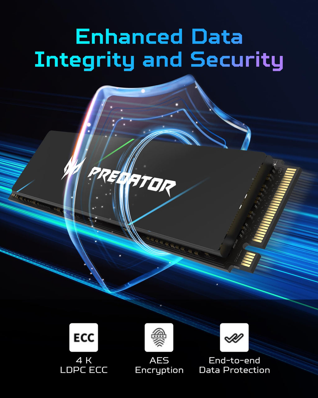 1TB NVMe PCIe Gen4×4 M.2 Internal SSD X41299