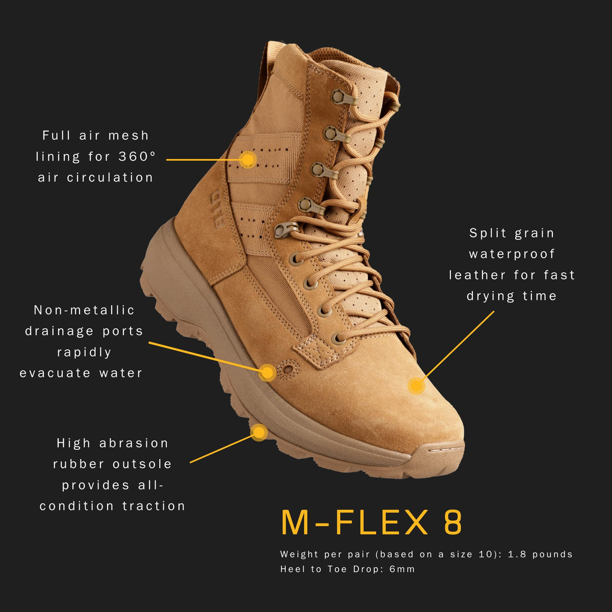 Coyote Waterproof Tactical Boots Z286240