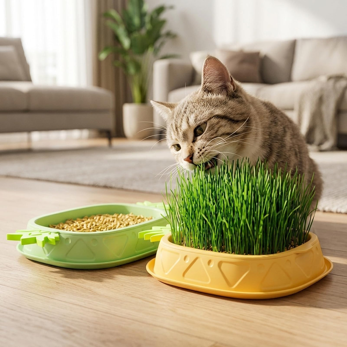 2 Pack Hydroponic Cat Grass Planter G94106