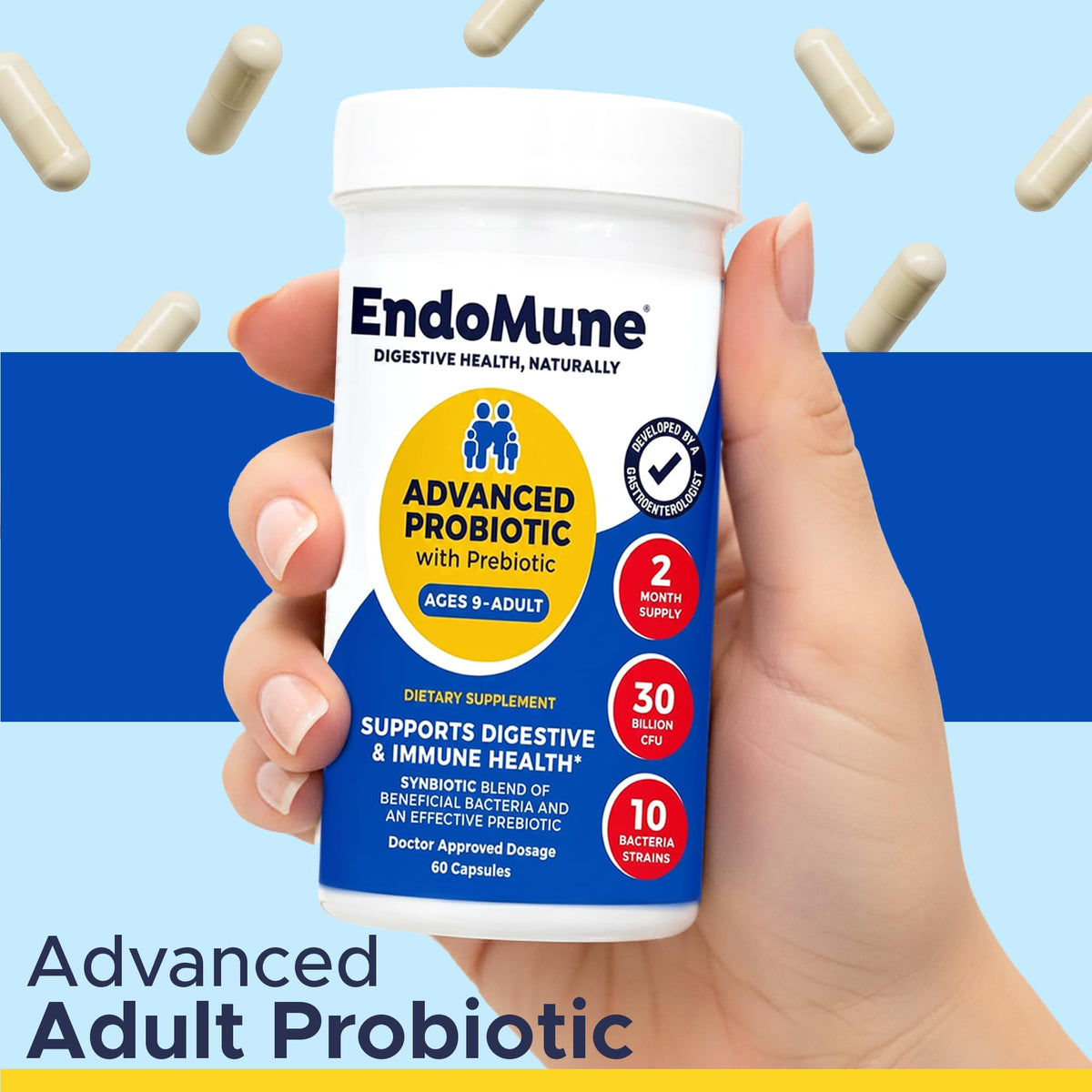Adult Probiotic Supplement 60-Count J483711