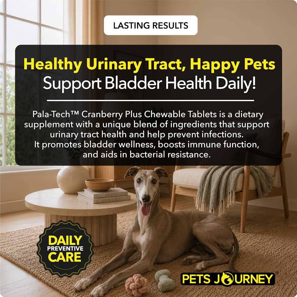Cranberry Supplement for Dogs & Cats 60 Chewable Tablets J6226