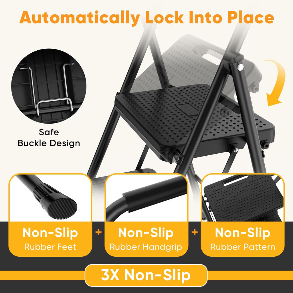 Two Step Ladder with Safety Lock R2831