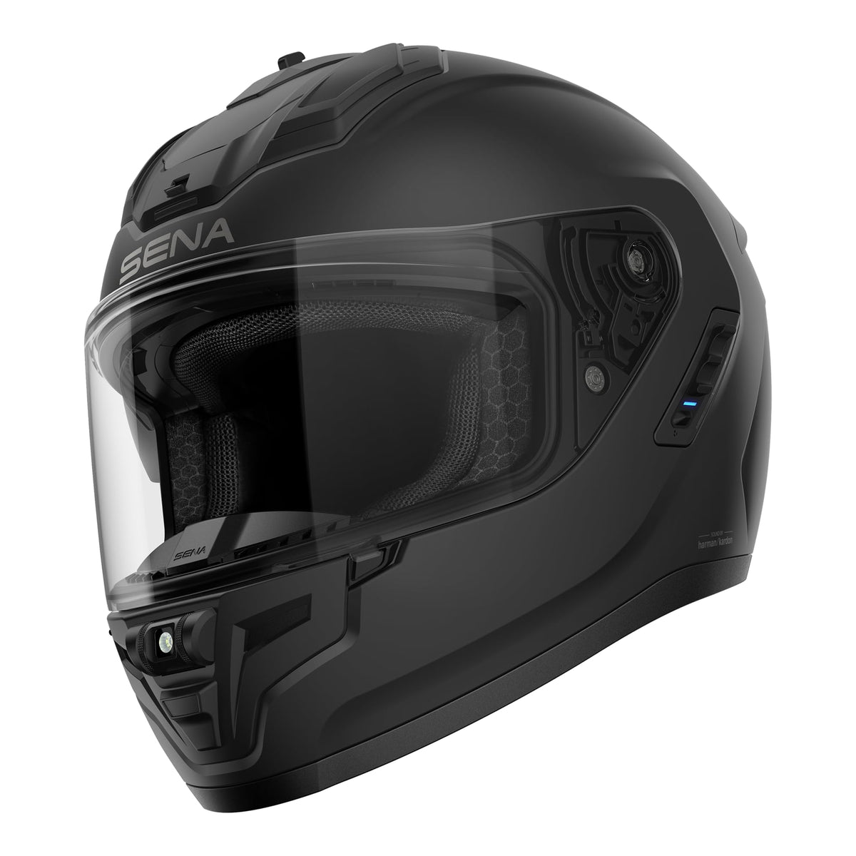 Full Face Smart Motorcycle Helmet with Integrated Communications B260218