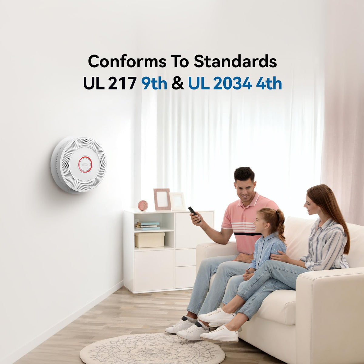 Smoke and Carbon Monoxide Detector 10-Year Battery 4 Pack H590