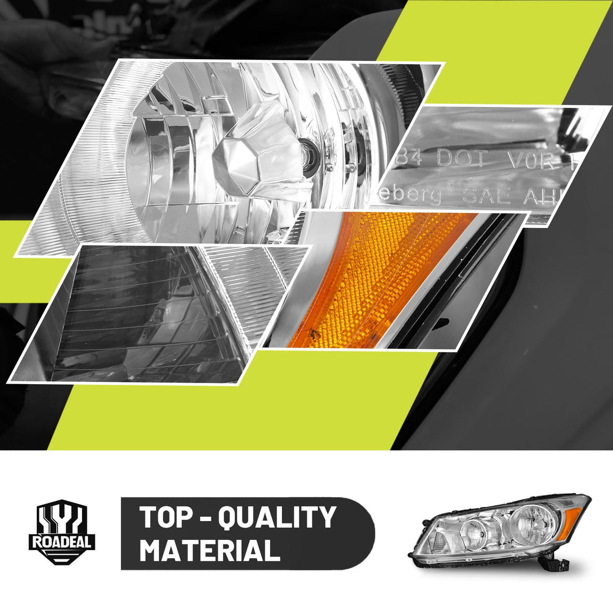 Headlights for 2008-2012 Honda Accord 4-Door Z494