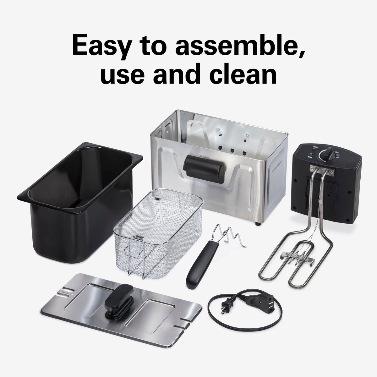 3 Liter Electric Deep Fryer with Basket N592
