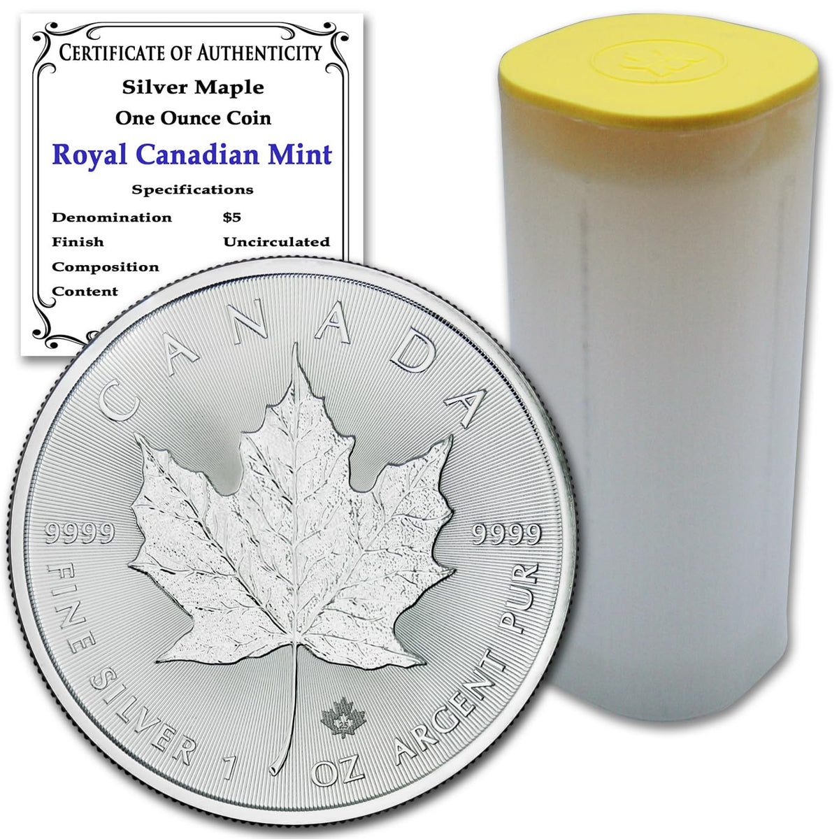 1 oz Silver Canadian Maple Leaf E988