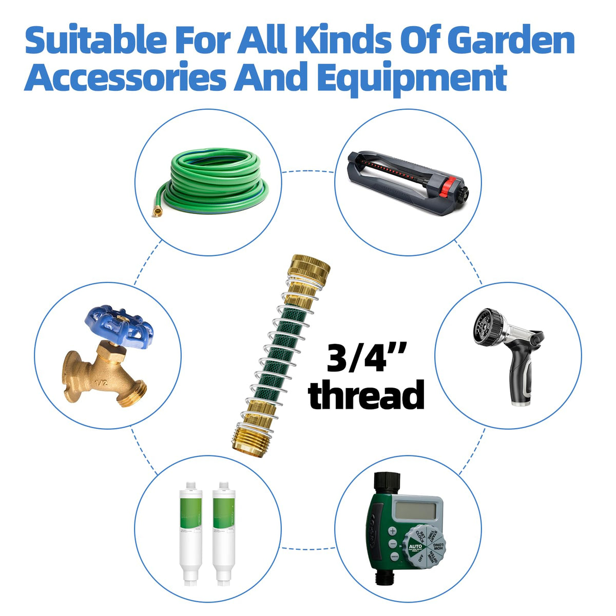 50 ft x 5/8 in Heavy Duty Garden Hose F46561