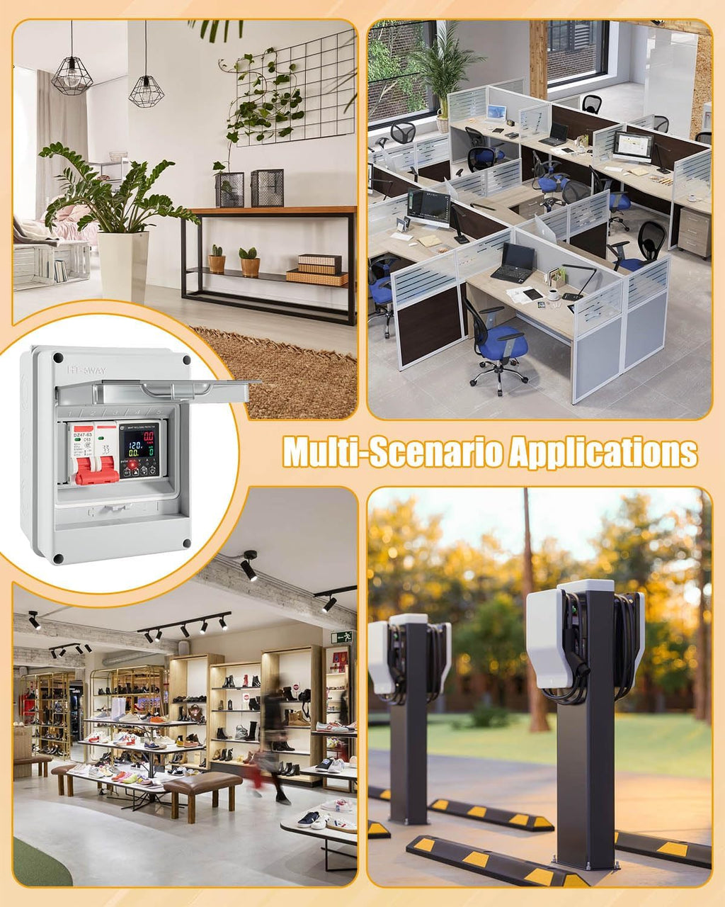 63A Power Consumption Monitoring Circuit Breaker S207019