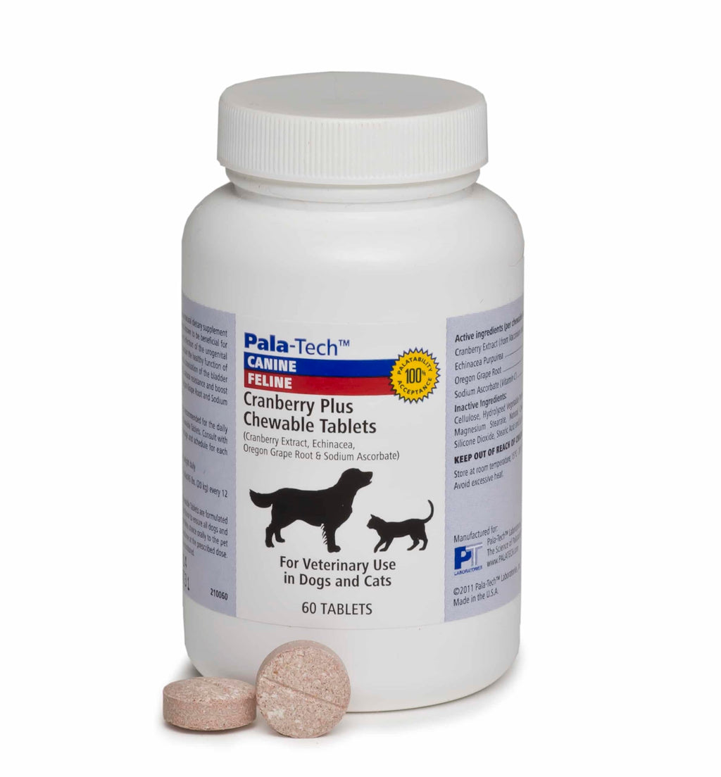 Cranberry Supplement for Dogs & Cats 60 Chewable Tablets J6226