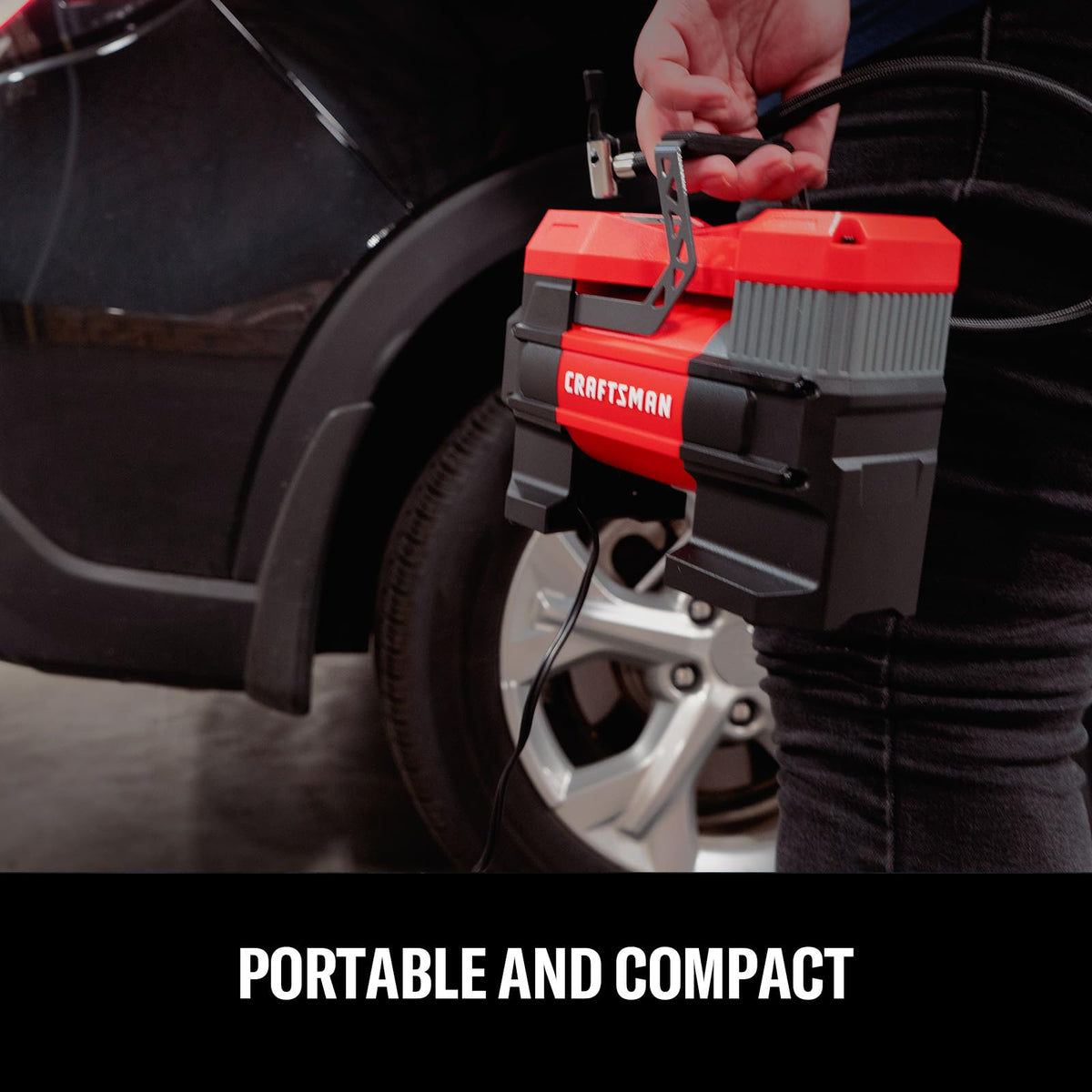 Portable 12V Tire Inflator with Digital Gauge A793