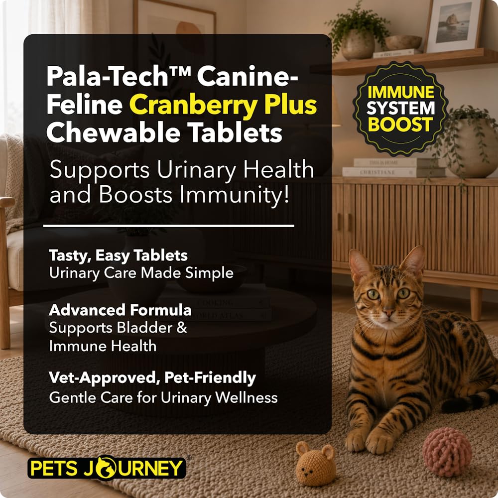 Cranberry Supplement for Dogs & Cats 60 Chewable Tablets J6226