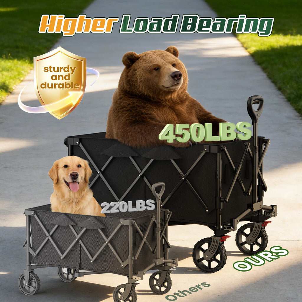 Collapsible Wagon Cart with Wheels F171