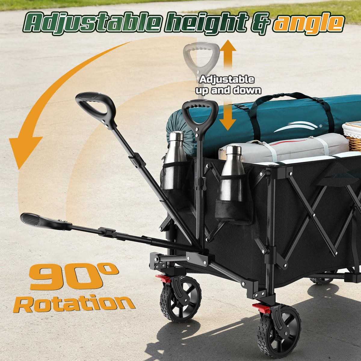 Collapsible Wagon Cart with Wheels F171