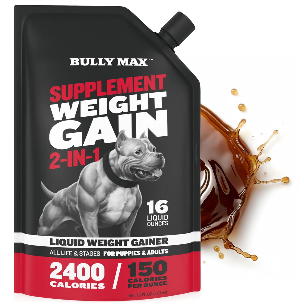 High Protein Beef Dog Food 15 lbs. Weight Gainer Supplement Bundle X835142